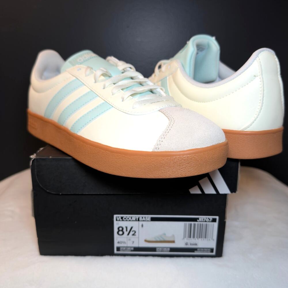 adidas Women’s VL Court Base “Core Halo Mint” – JI1767 | 8.5W - Picture 14 of 15